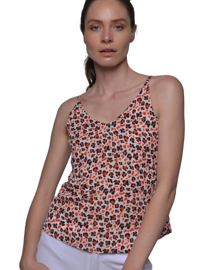 POLYESTER PRINTED CAMISOLE - TOP | Claudia D'Armiento.