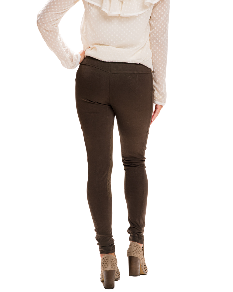 BROWN LEGGING PANT | Claudia D'Armiento.