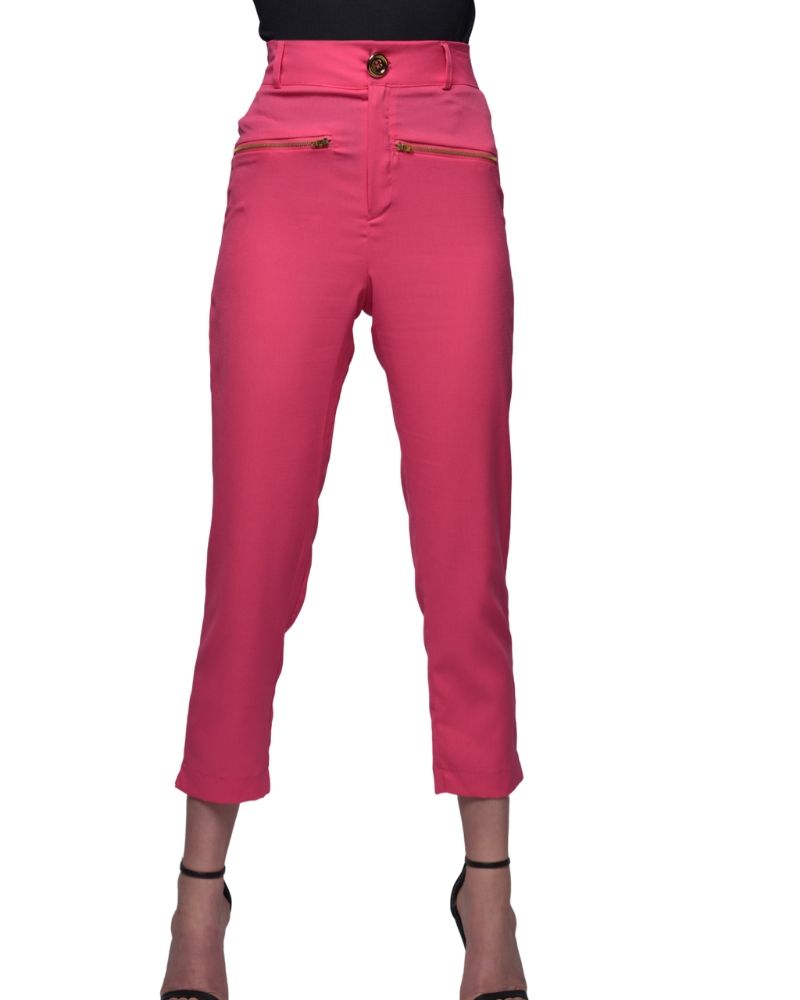 FUCHSIA ANKLE PANTS | Claudia D'Armiento.