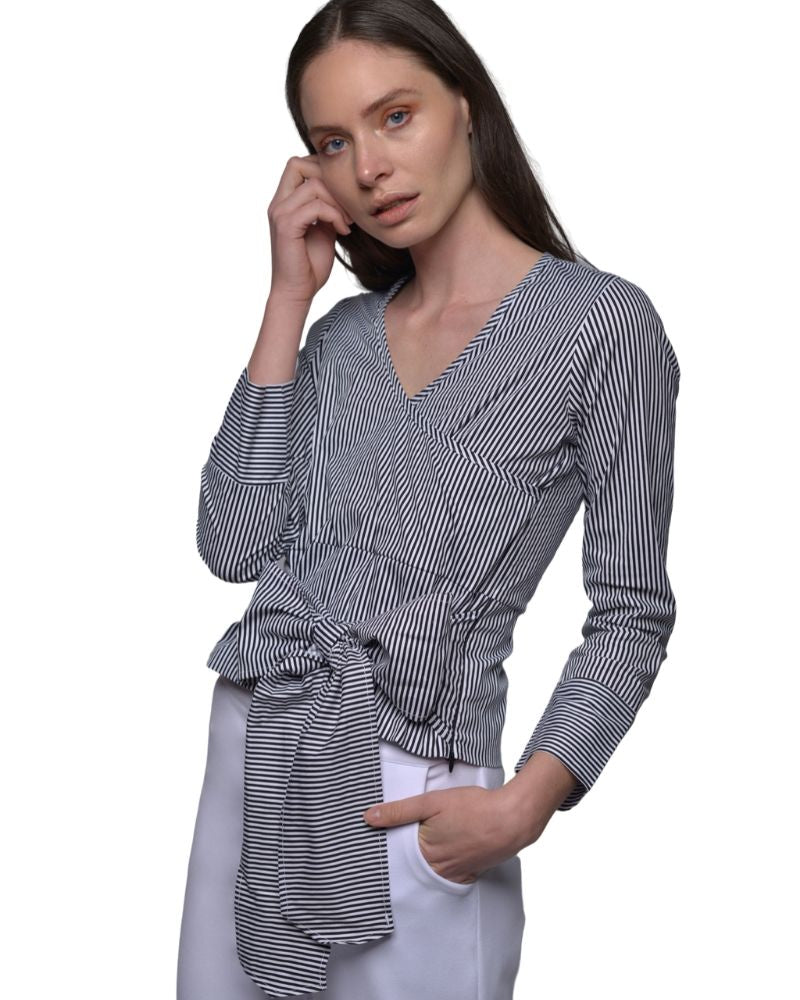 TOP - COTTON STRIPED SHIRT | Claudia D'Armiento.