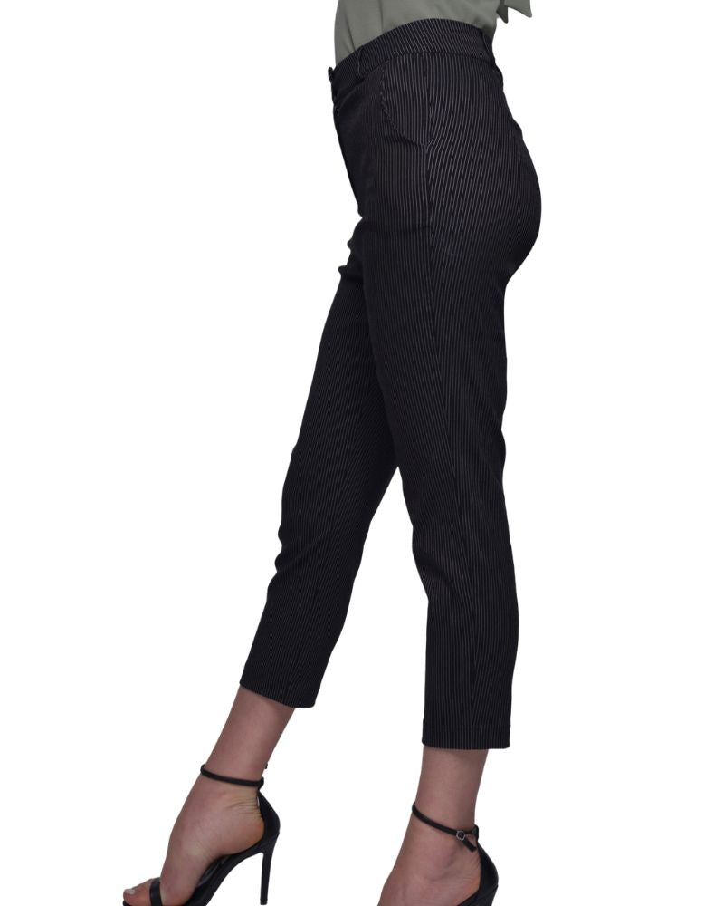 BLACK CROPPED PANTS | Claudia D'Armiento.