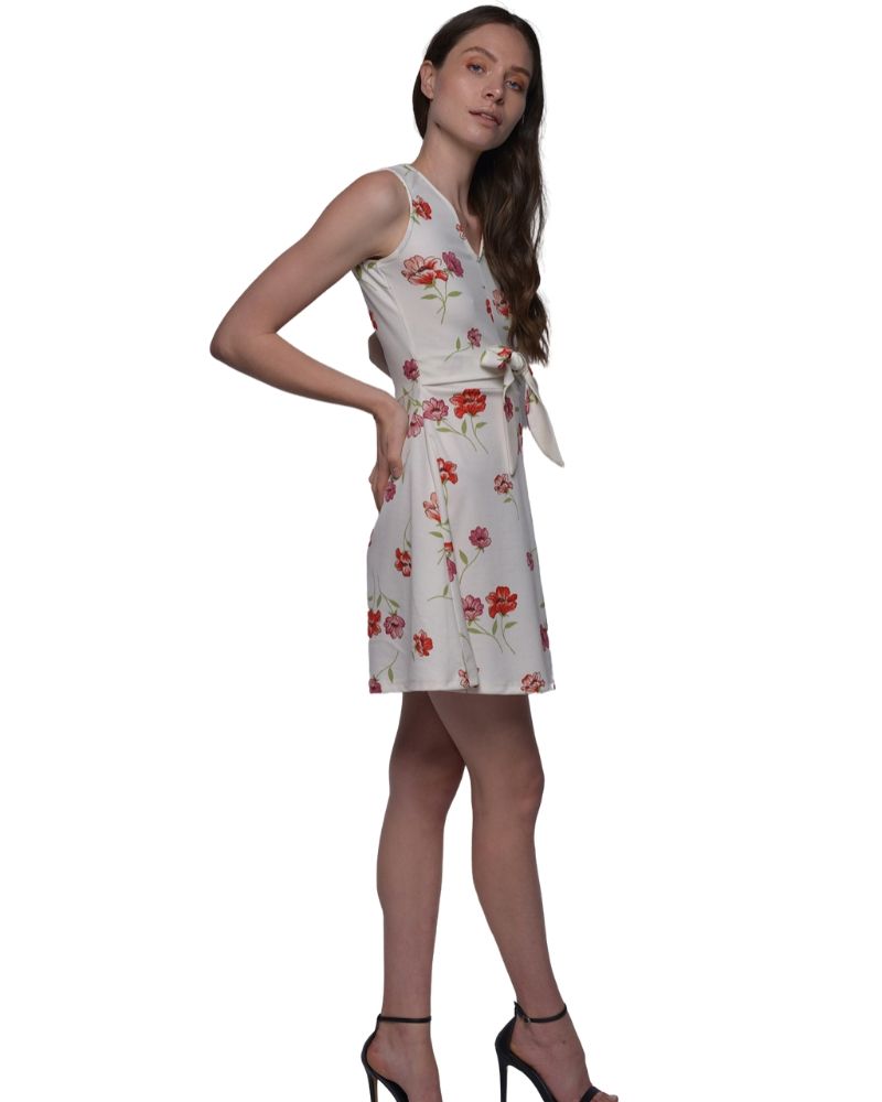 FLORAL SLEEVELESS DRESS | Claudia D'Armiento.