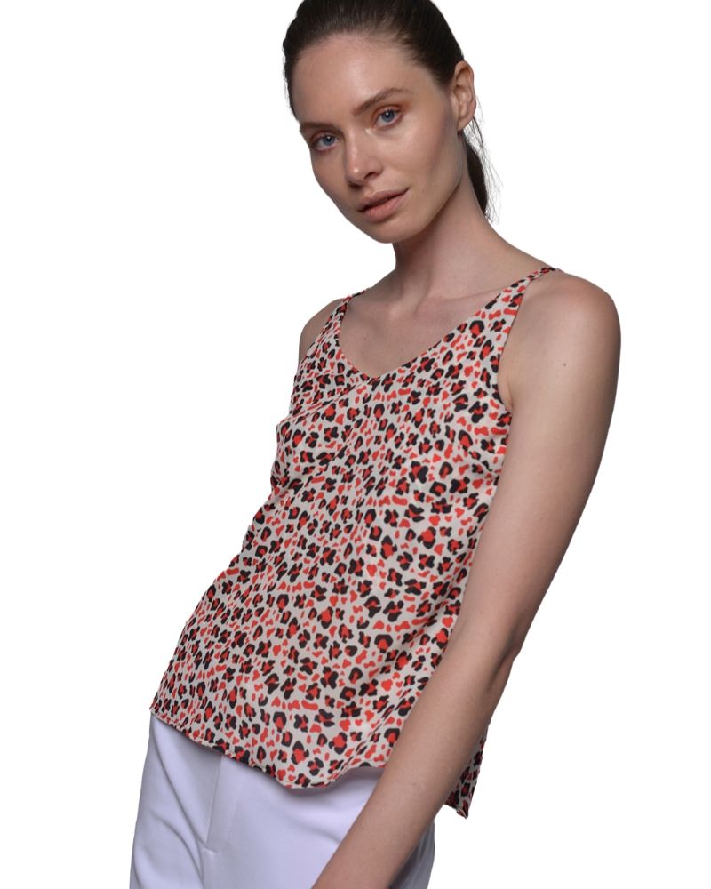 POLYESTER PRINTED CAMISOLE - TOP | Claudia D'Armiento.