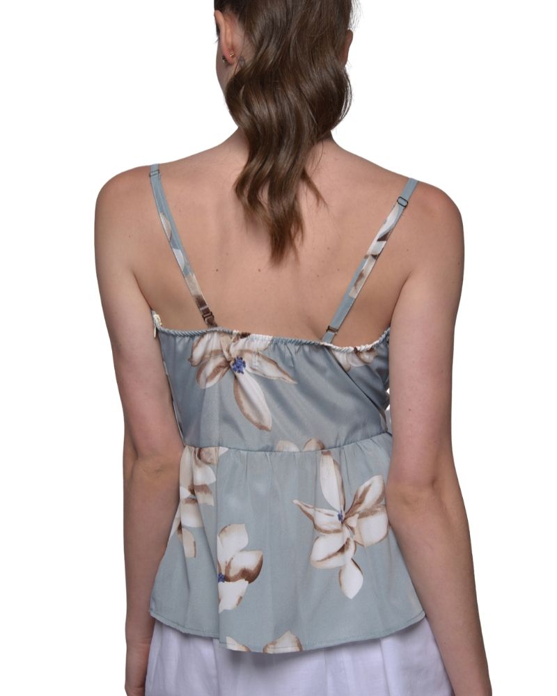 FLORAL PRINTED TOP | Claudia D'Armiento.